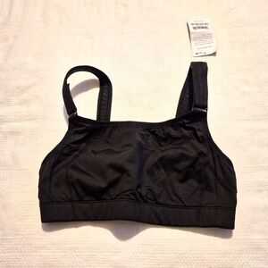 Syrokan women's size 32E black hook n loop adjustable shoulder strap NWT